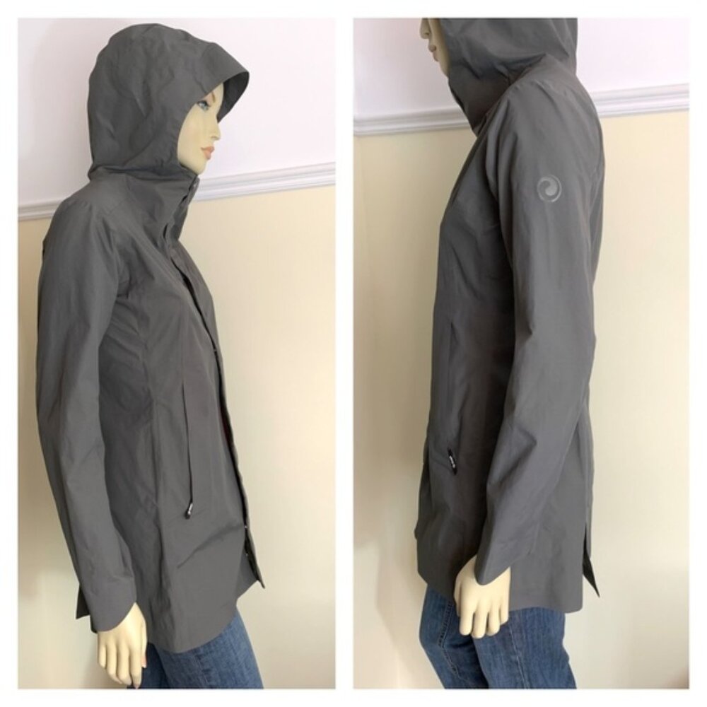SHERPA Outdoor Chabahil Hardshell Full Zip Jacket GrayGreen Sz S